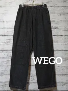 【期間限定お値下げ!】WEGO　ウエスト総ゴムデニムパンツ