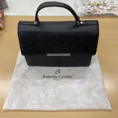 Roberto Cavallo ブラックハンドバッグ