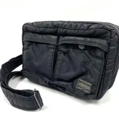 PORTER ポーター　ショルダーバッグ　タンカー　ナイロン　ブラック