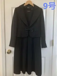 メアリーココ 9号 ブラックフォーマル 喪服 礼服 ワンピースセット