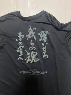 phiten ブラック スポーツシャツ