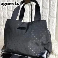 【かわいいドット柄】アニエスベー ショルダー ハンドバッグ 2WAY 人気品