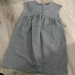 美品　ギンガムチェック　ワンピース150