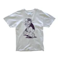 90s USA製 入墨ポパイ ヴィンテージ Tシャツ シングルステッチ 白