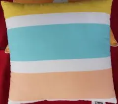 カラフルストライプクッションカバー 45cm