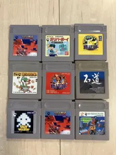 ゲームボーイソフト ９本セット