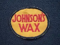 50s JOHNSON'S WAX ビンテージワッペン　デッドストック