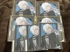 reborn まるくじ 中吉 ミニ色紙 ブロマイド スクアーロ 7点セット