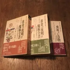 黄金の夜明け魔法大系 ①〜③ 3冊セット 帯付き 国書刊行会