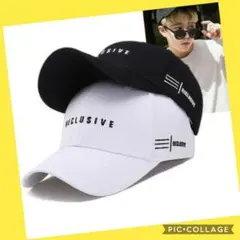 ✨ペアセット✨2つでお揃い✨カジュアルコーデキャップ☆オルチャン☆彡男女兼用