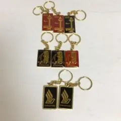 シンガポール お土産 キーホルダー 8個セット