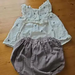 さくらんぼ柄 セットアップ(90cm)