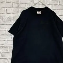 USA製90sヴィンテージTシャツ！シングルステッチ　ブラック半袖古着L 30