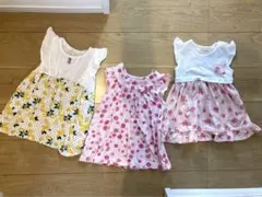 ワンピース　夏　3枚セット　90.95