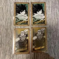 相澤消太　プレゼントマイク　ヒロアカ　原画展　箔押しクリアカードコレクション