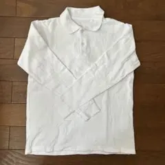 ニッセン　長袖ポロシャツ白　150