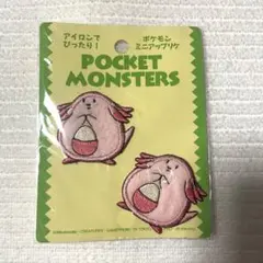 ポケモン ラッキー　ミニワッペン 2個セット