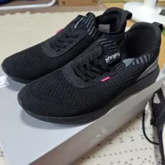 KNIT LACE GORE（ローカットスニーカーBLACK）