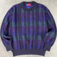 Ungaro Patterned Design Sweater Purple