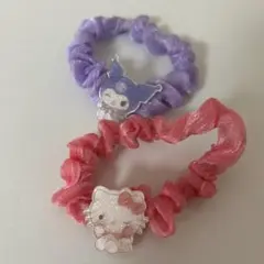 ハローキティ　クロミ　ヘアゴム