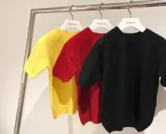新品未使用 マディソンブルー SHAGGY CREW NECK S/S PO