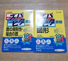 中学受験ズバピタ 算数数の規則性・場合の数/図形　2冊セット