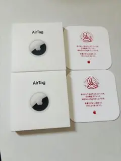 新品未開封 Apple AirTag 本体 2個セット エアタグ へび 干支 新品未開封】エアタグ airtag 2個セット air tag 辰年 限定 干支