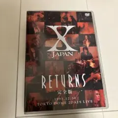 X JAPAN RETURNS 完全版 DVD