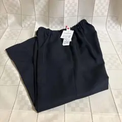 レディース　総ゴムパンツ　黒ズボン