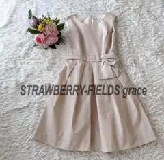 美品♡ストロベリーフィールズグレース　ノースリーブ　ウエストリボン　日本製