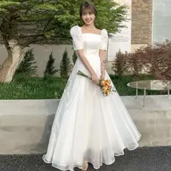 ウェディングドレス　前撮り