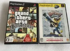 ps2ソフトセット GTA: San Andreas , ラチェット＆クランク