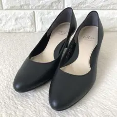 極美品　Riz raffinne リズラフィーネ　パンプス23.0cm ブラック