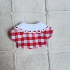 ぬい服チェック柄トップス