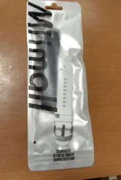 Mimall ホワイト シリコンバンド