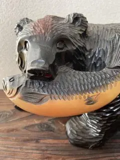 木彫り 熊 北海道 アンティーク レトロ