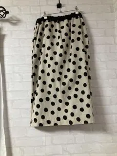 ☆ハンドメイド 水玉模様スカート Fサイズ☆