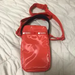 未使用★レスポートサック☆レッド ショルダーバッグ