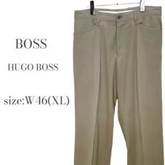 【人気◎】ヒューゴボス BOSS カジュアルパンツ チノパン ベージュ XL