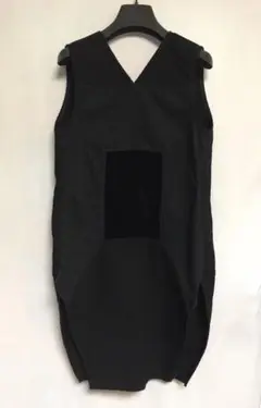 Rick Owens 異素材切り替えノースリーブワンピース