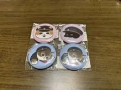 mofusand 駅長にゃん 缶バッジ 4点セット