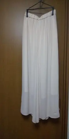 UNITED ARROWSオフホワイト ワイドパンツ Sサイズ