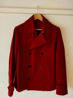 【未使用】GIORGIO ARMANI カシミヤ混織ピーコート