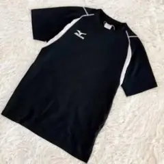 Mizuno ブラック Tシャツ　Sスポーツウェア　トレーニング　半袖