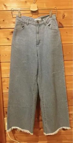 KBFワイドパンツ　ジーンズ