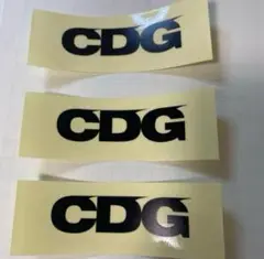 CDG ステッカー 3枚セット