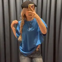 【送料無料】USA古着 NEWPORT BLUE TEE ユニセックス