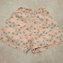 ♥️ユニクロ　ポール&ジョー　キュロット　ショートパンツ♥️花柄　130
