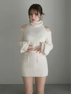 Amin knit set up pink
