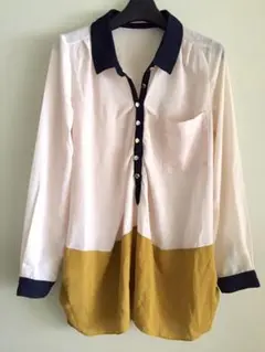 ビッグシャツ ロングシャツ とろみ GRAY MAGIC